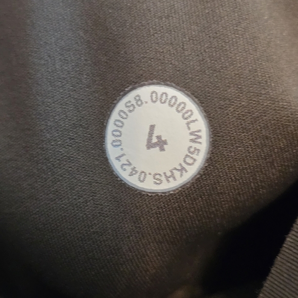 Lululemon Fast And Free Leggings Grey Size 4 LW5DKHS Dark Raw Ankle - Picture 10 of 10